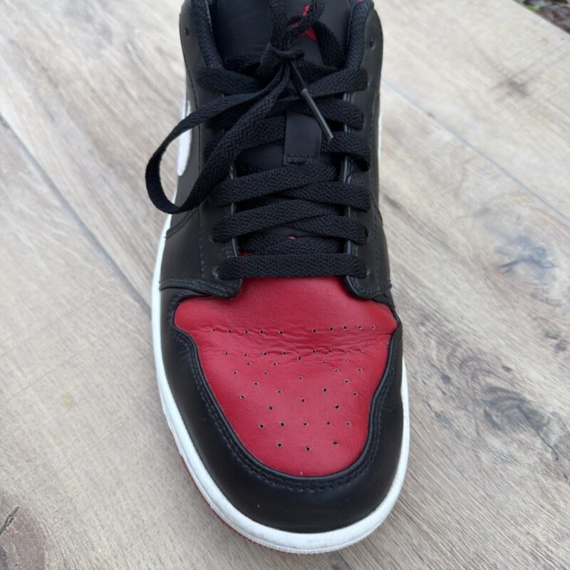 Air Jordan 1 Low Black & Red 4