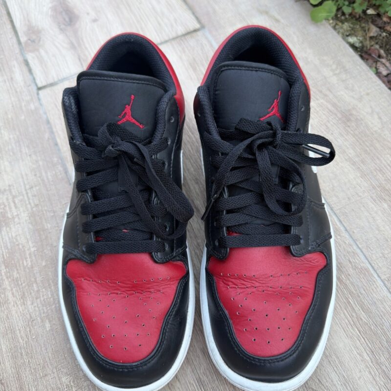 Air Jordan 1 Low Black & Red 8