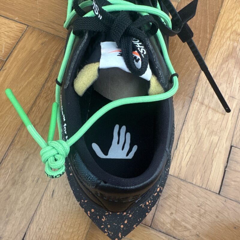 Blazer Low Off-White Black Electro Green 5