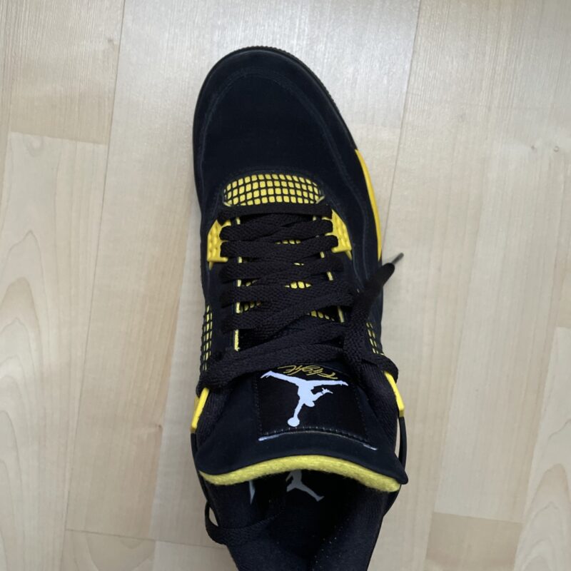 Jordan 4 retro yellow thunder 8