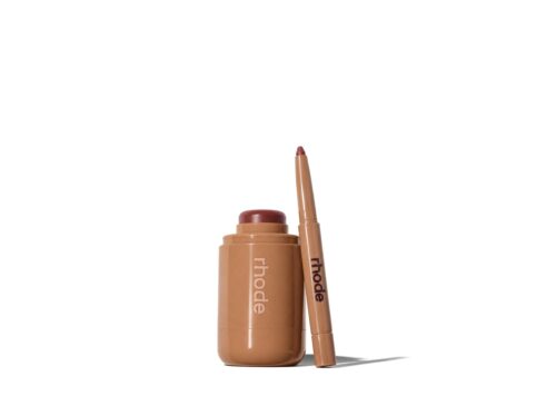 rhode pocket blush toasted teddy lip shape twist set