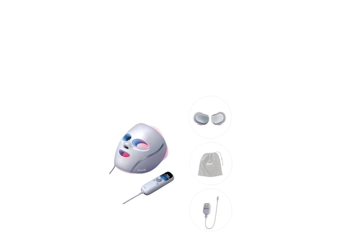 Shark Beauty CryoGlow Under-Eye Cooling LED Anti-Aging Mask Lilac