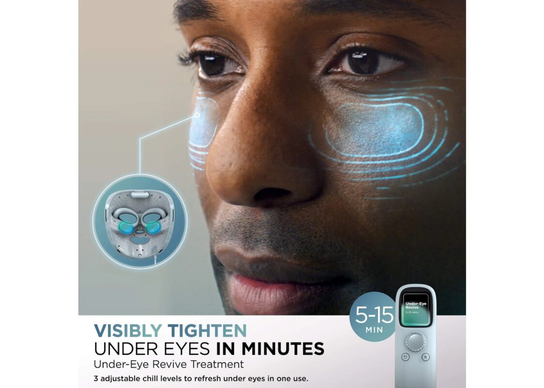 Shark Beauty CryoGlow Under-Eye Cooling LED Anti-Aging Mask Lilac 11