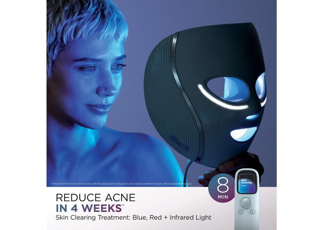 Shark Beauty CryoGlow Under-Eye Cooling LED Anti-Aging Mask Lilac 9