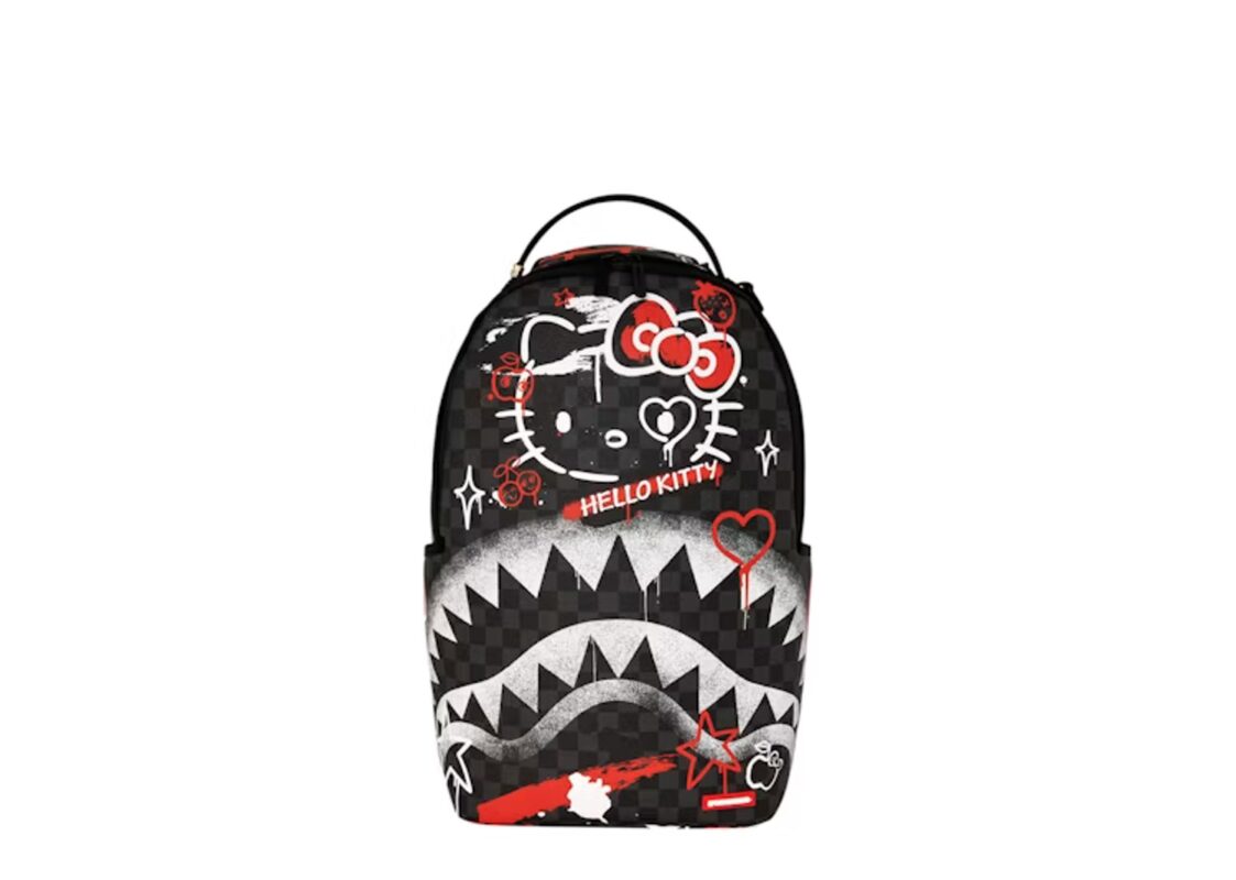 Sprayground Hello Kitty Official Collab Fresh Paint Backpack Multicolor