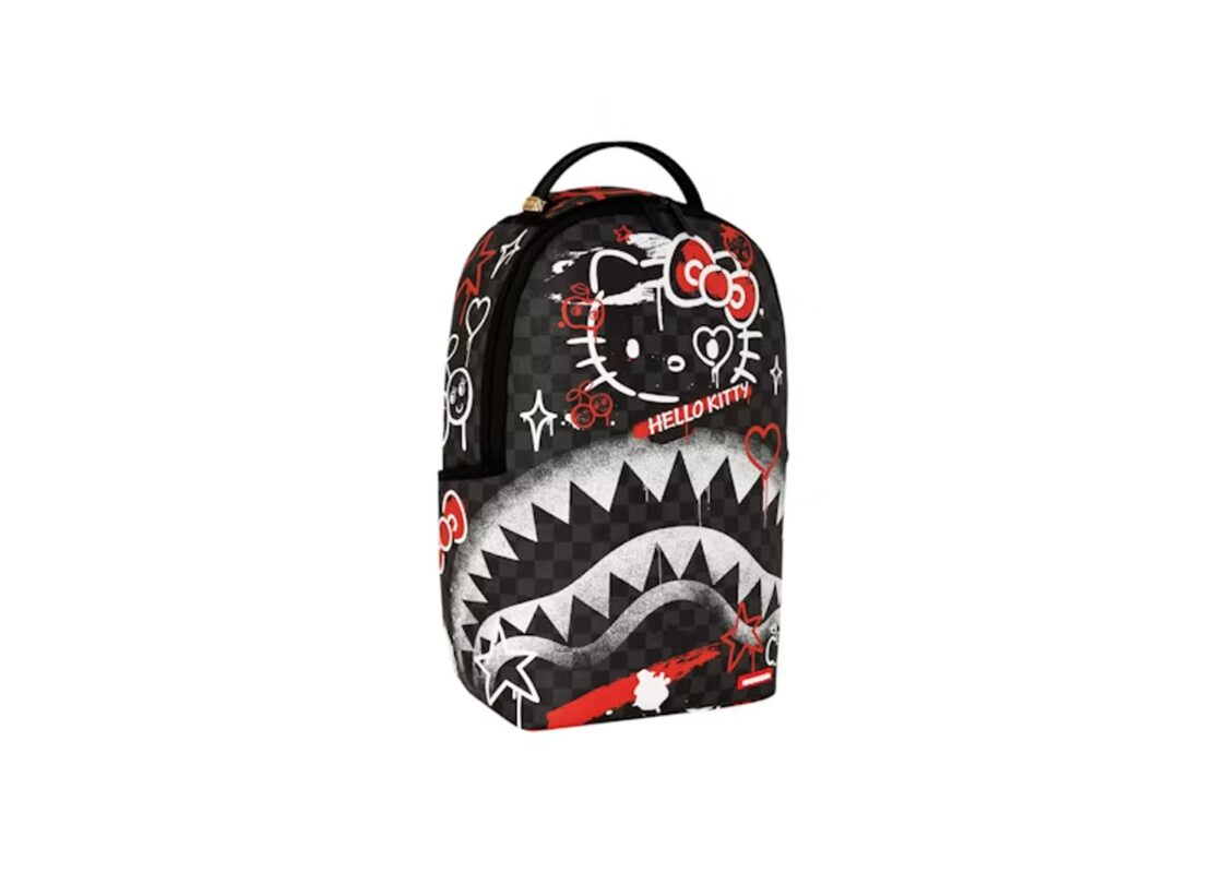 Sprayground Hello Kitty Official Collab Fresh Paint Backpack Multicolor 2