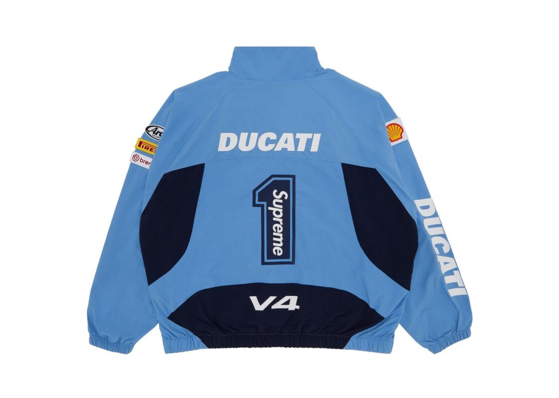 Supreme Ducati Track Jacket Light Blue 2