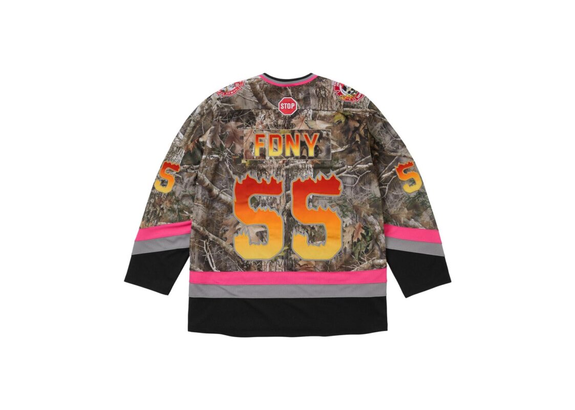 Supreme FDNY Hockey Jersey TrueTimber Kanati Camo 2