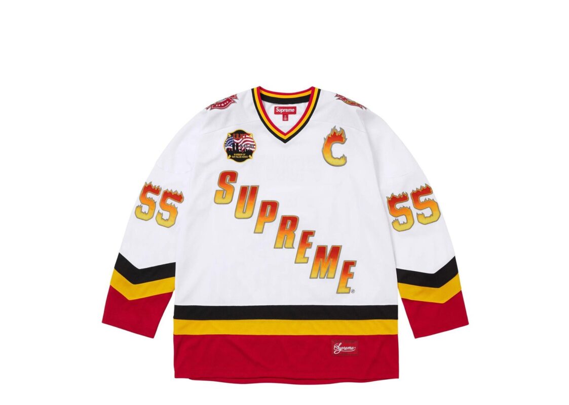 Supreme FDNY Hockey Jersey White