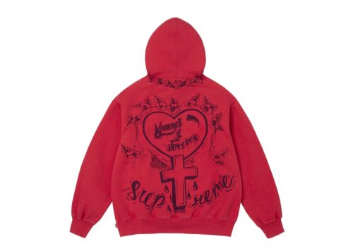 Supreme Forever Hooded Sweatshirt 'Red' - Red - 1
