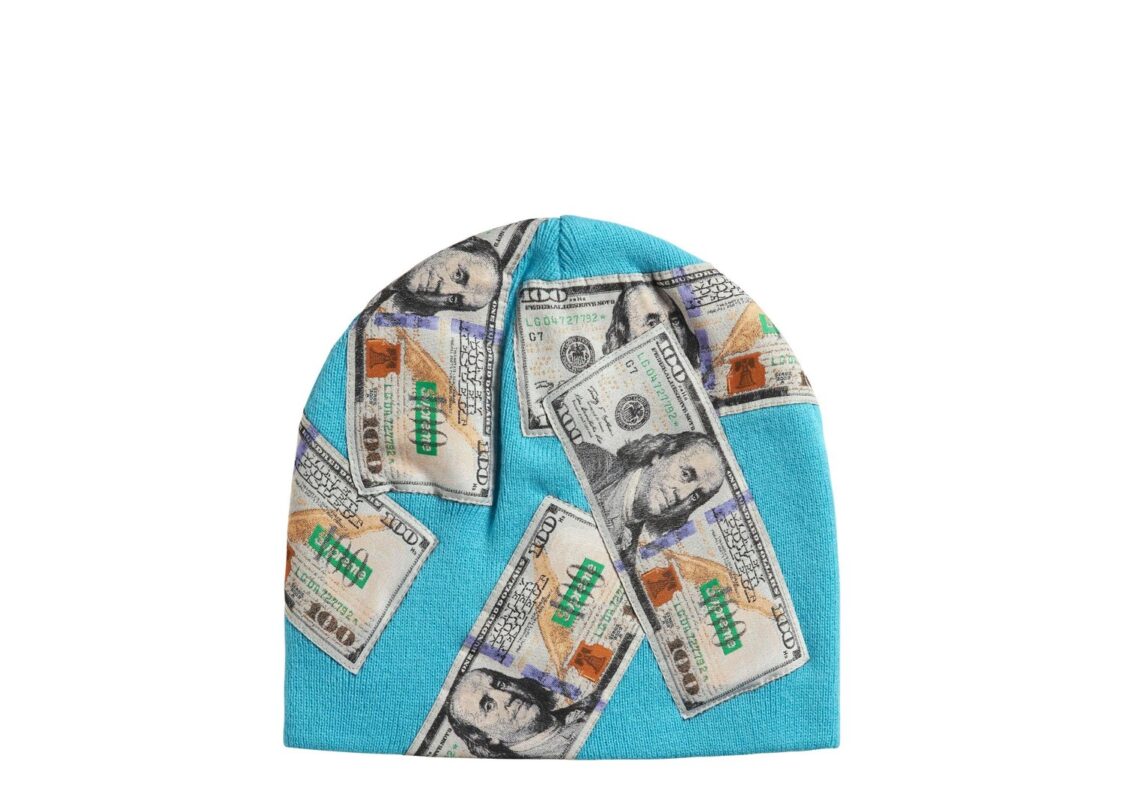 Supreme Money Beanie Blue