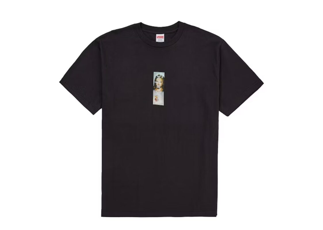 Supreme Prayer Card Box Logo Tee Black