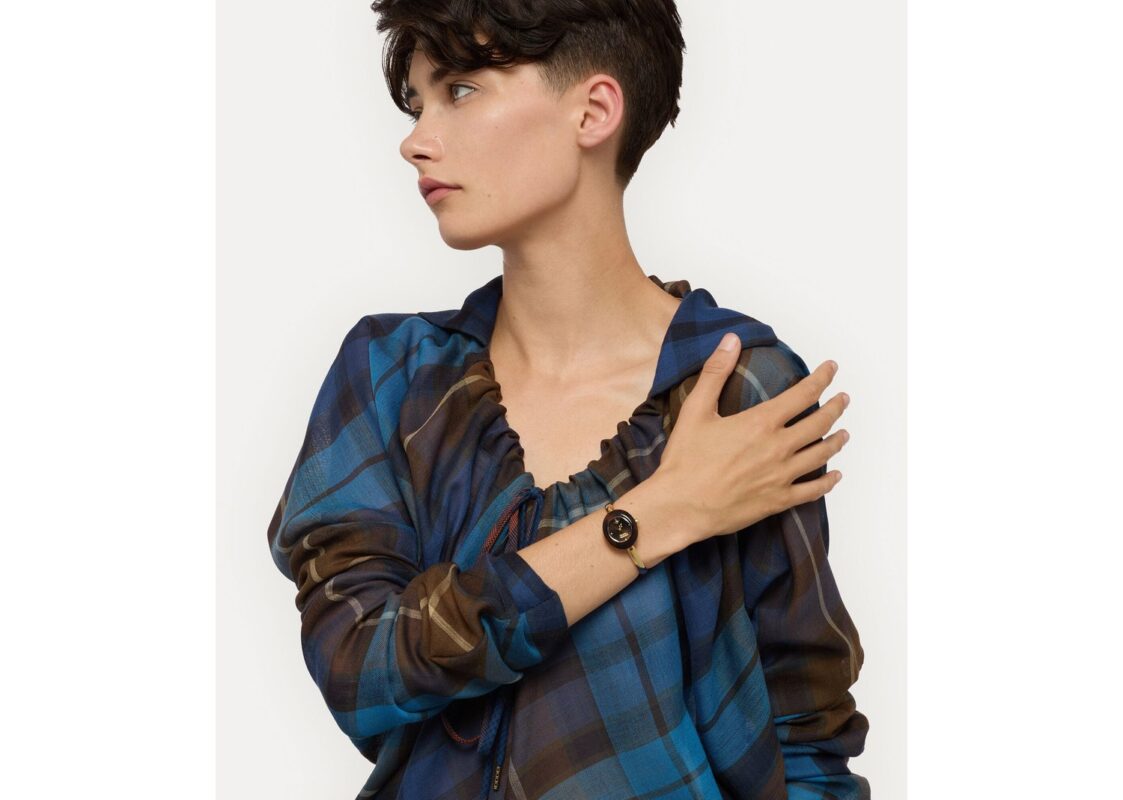 Vivienne Westwood Audley Watch Tortoise Gold 2