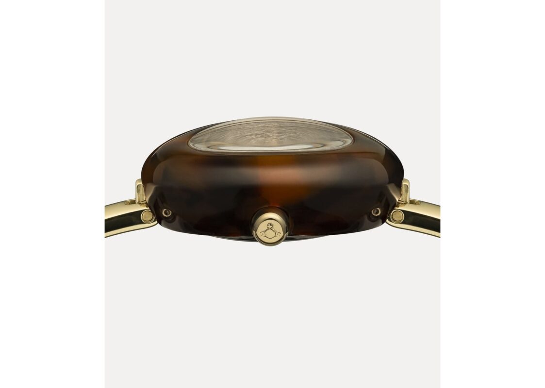 Vivienne Westwood Audley Watch Tortoise Gold 5