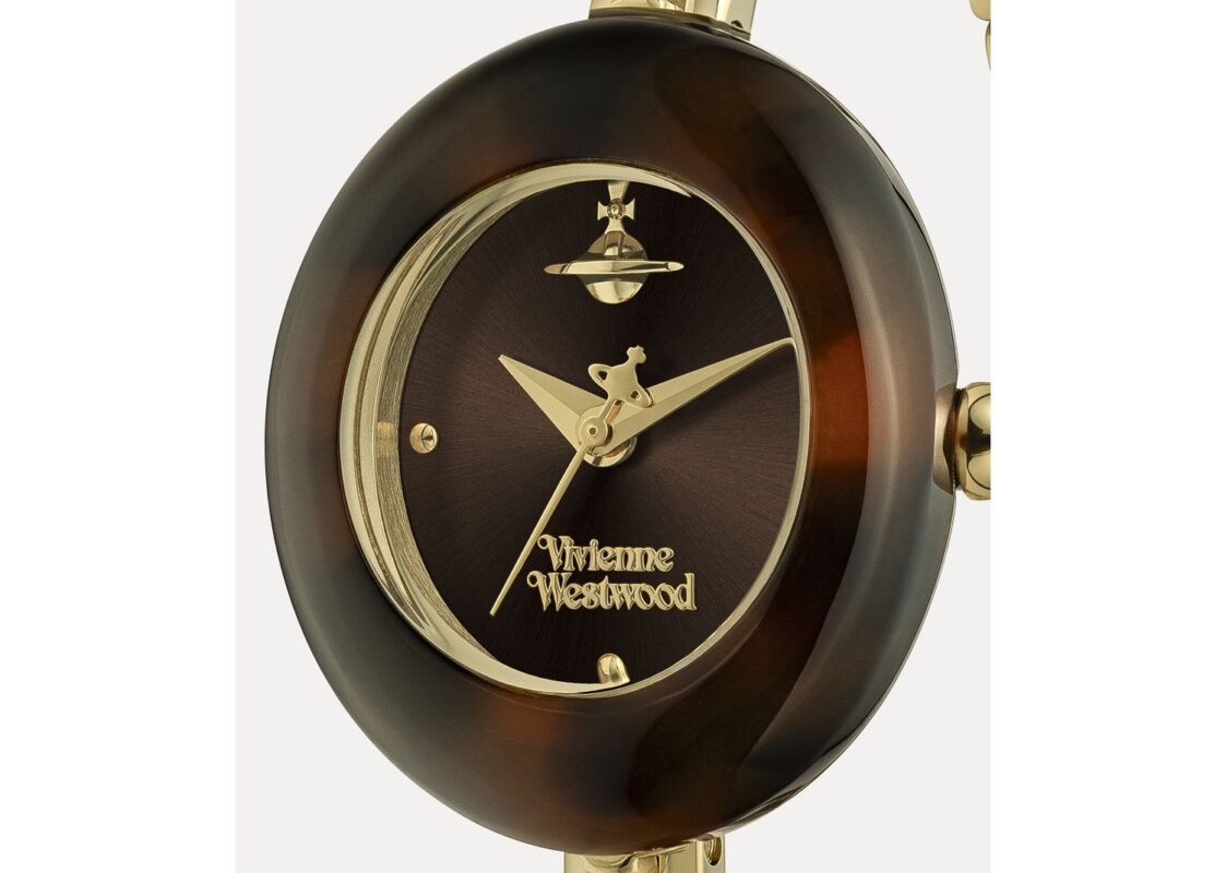 Vivienne Westwood Audley Watch Tortoise Gold 6