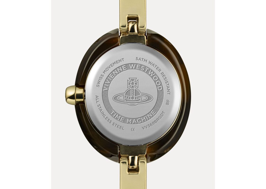 Vivienne Westwood Audley Watch Tortoise Gold 7