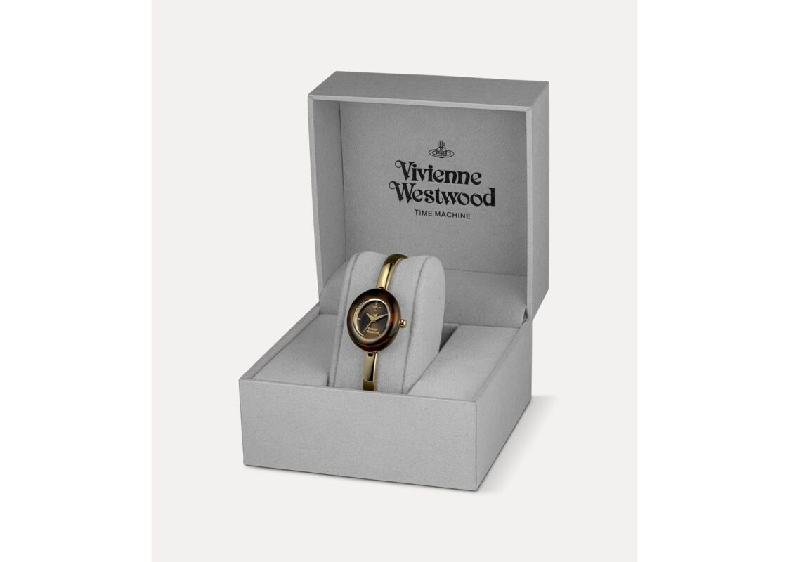 Vivienne Westwood Audley Watch Tortoise Gold 8