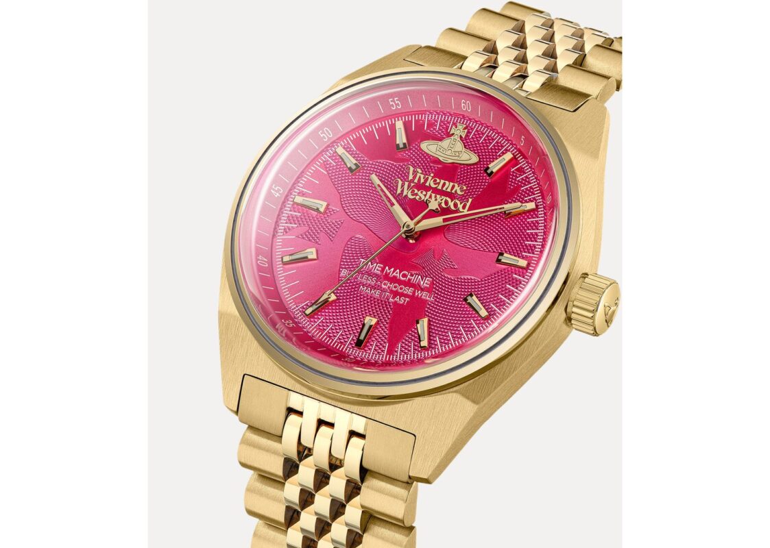 Vivienne Westwood Lady Sydenham Watch Gold/Pink 4