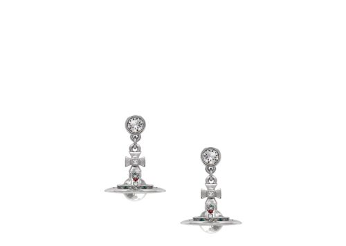 Vivienne Westwood New Petite Orb Earrings Platinum - PLATINUM - 1