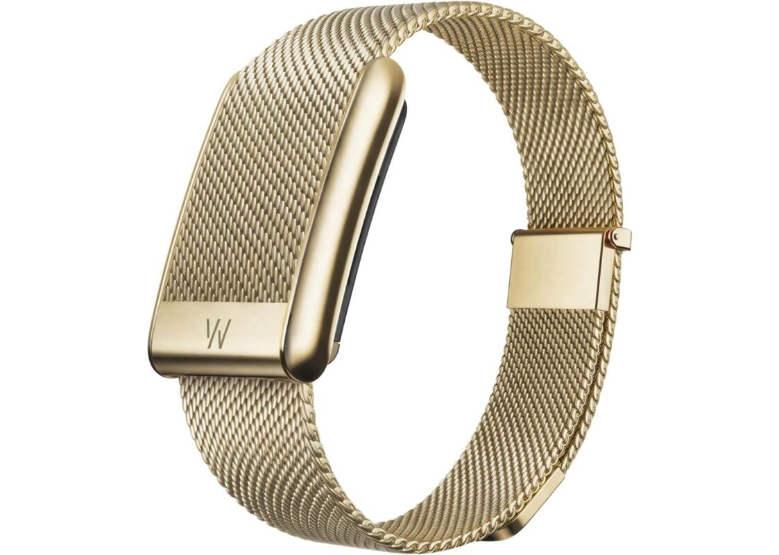 WHOOP 5.0 Meridian Band Milanese Mesh Gold One/Peak 3
