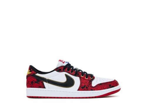 Air Jordan 1 Low OG Last Dance At The Garden Black Varsity Red Summit White - Black/Varsity Red/Summit White - 1