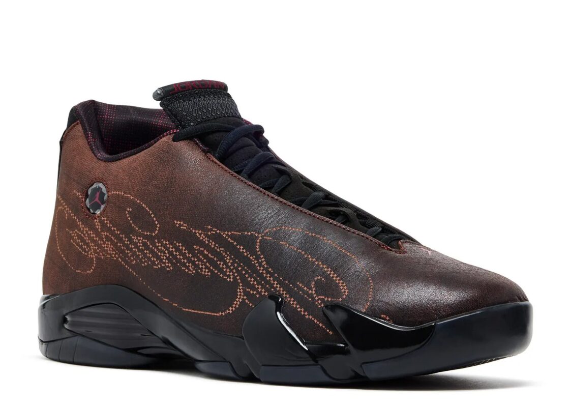 Air Jordan Mowalola x 14 Retro Burnt Red 2