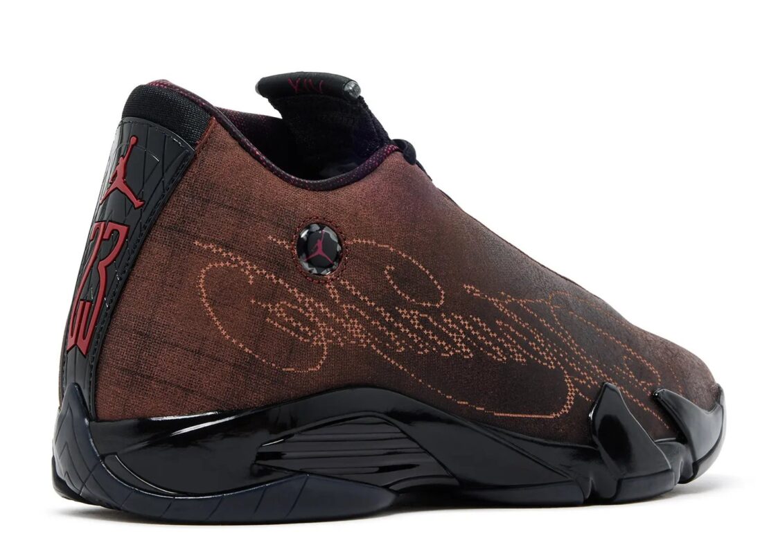 Air Jordan Mowalola x 14 Retro Burnt Red 3