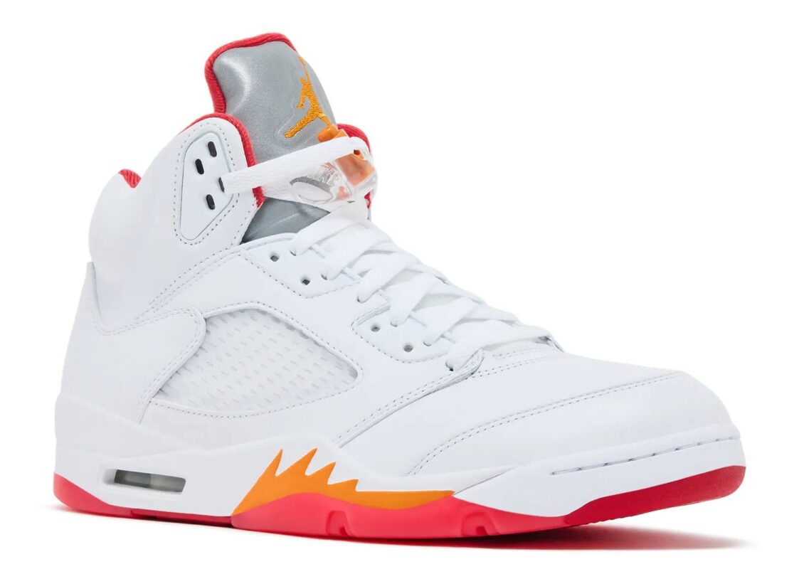Air Jordan Wmns 5 Retro OG Sunset 2026 White/Sunset/Fire Red/Black 2