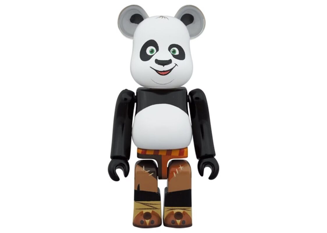 Bearbrick x Kung Fu Panda 100% & 400% Set 2