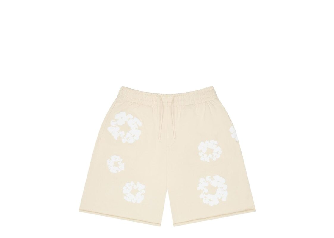 Denim Tears Cotton Wreath Sweatshorts ‘Oatmeal’