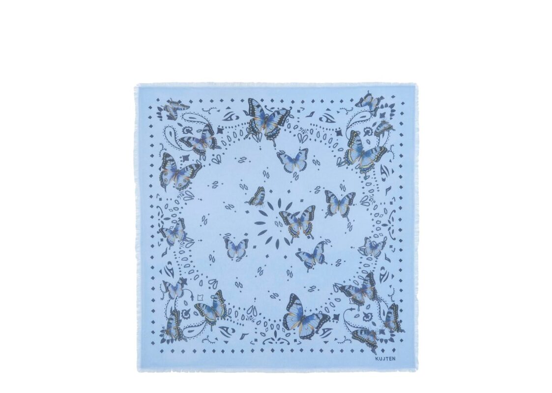 Kujten Large Bandana Hachiko Butterfly Celestial
