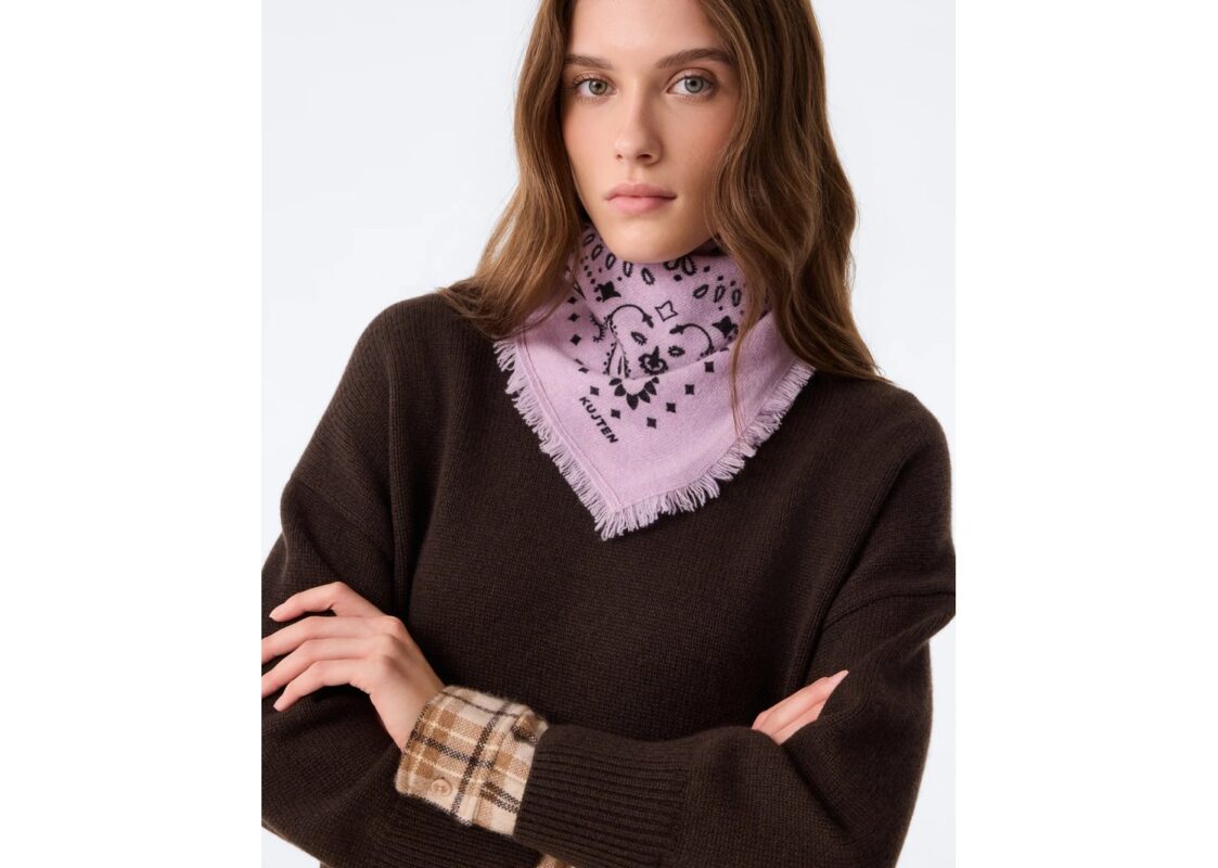 Kujten Small Bandana Hachi Lavender Mist 2