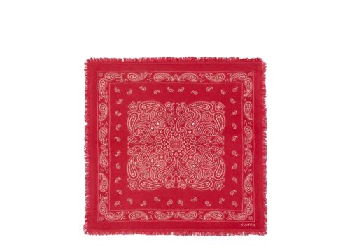 Kujten Small Coral Red Elvis Bandana - coral red - 1
