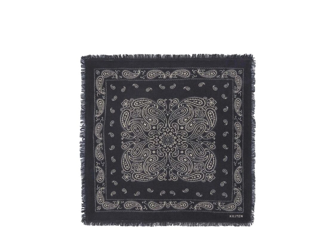 Kujten Small Elvis Bandana Black