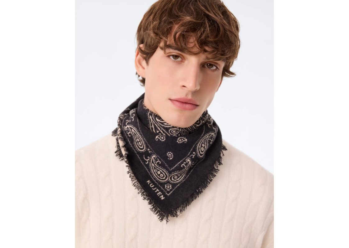 Kujten Small Elvis Bandana Black 2
