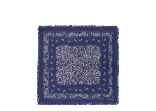 Kujten Small Raw Denim Elvis Bandana - raw denim - 1