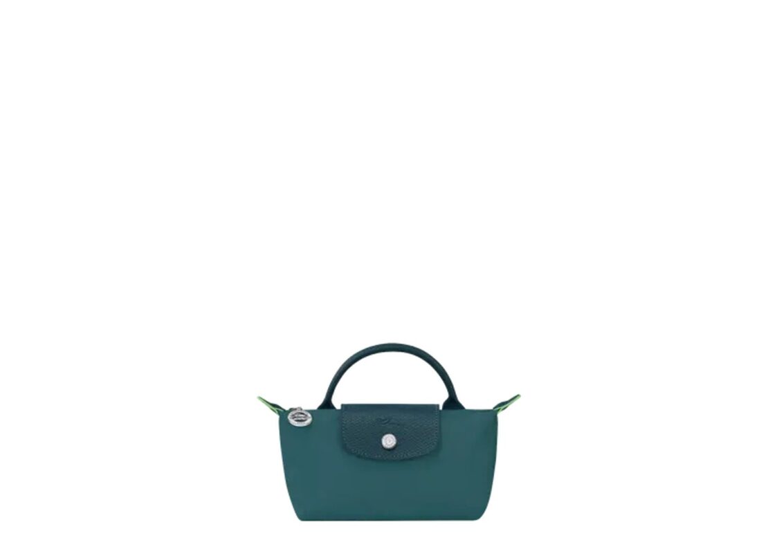 Longchamp Le Pliage Green Bolso Pequeño con Asa