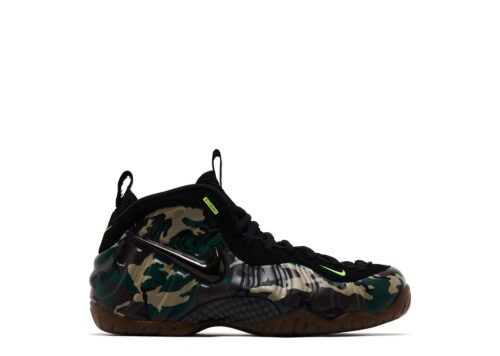 Nike Air Foamposite Pro Army Camo (2026) - Black/Black/Voltage Green/Gum Dark Brown - 1