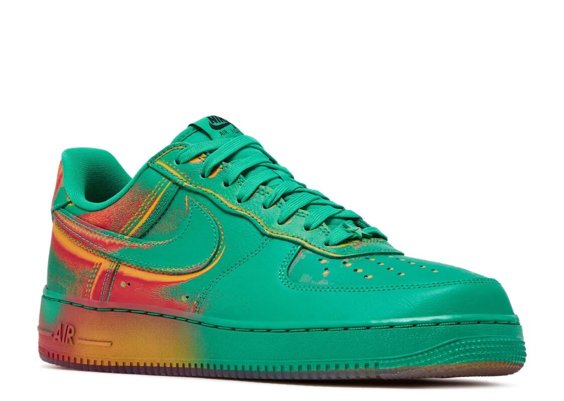 Nike Air Force 1 Low ’07 Stadium Green Crimson 2