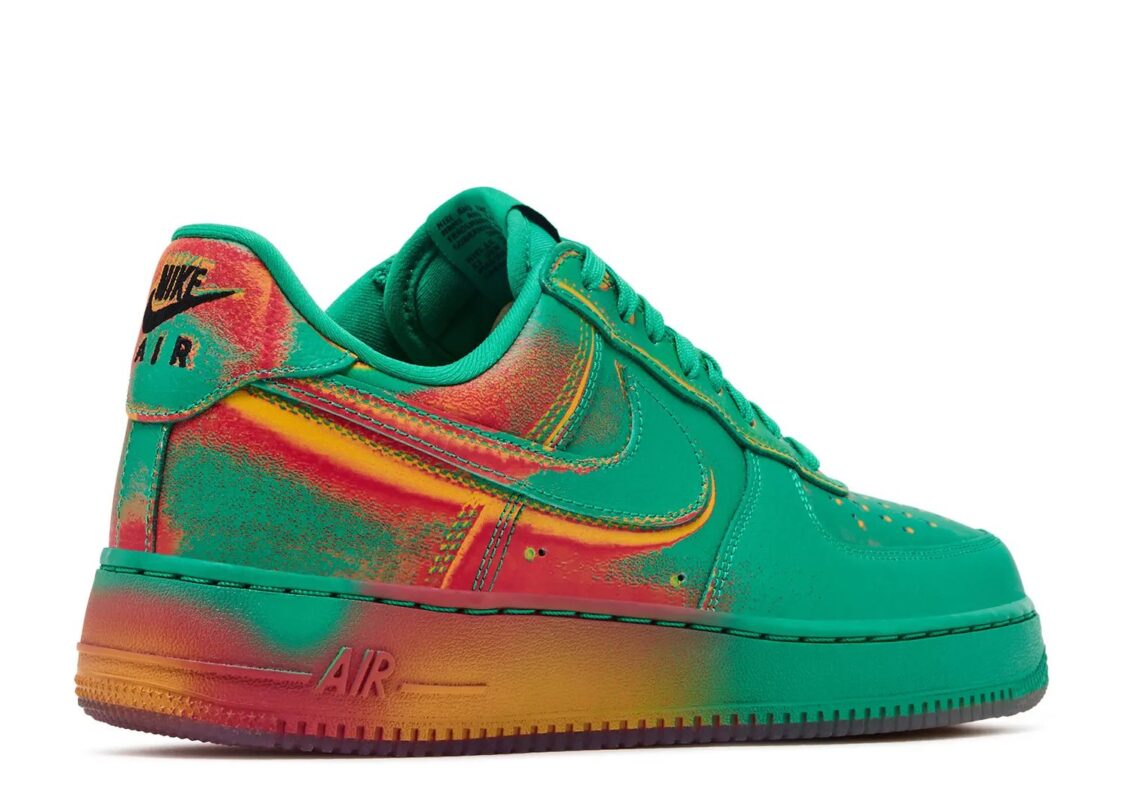 Nike Air Force 1 Low ’07 Stadium Green Crimson 3