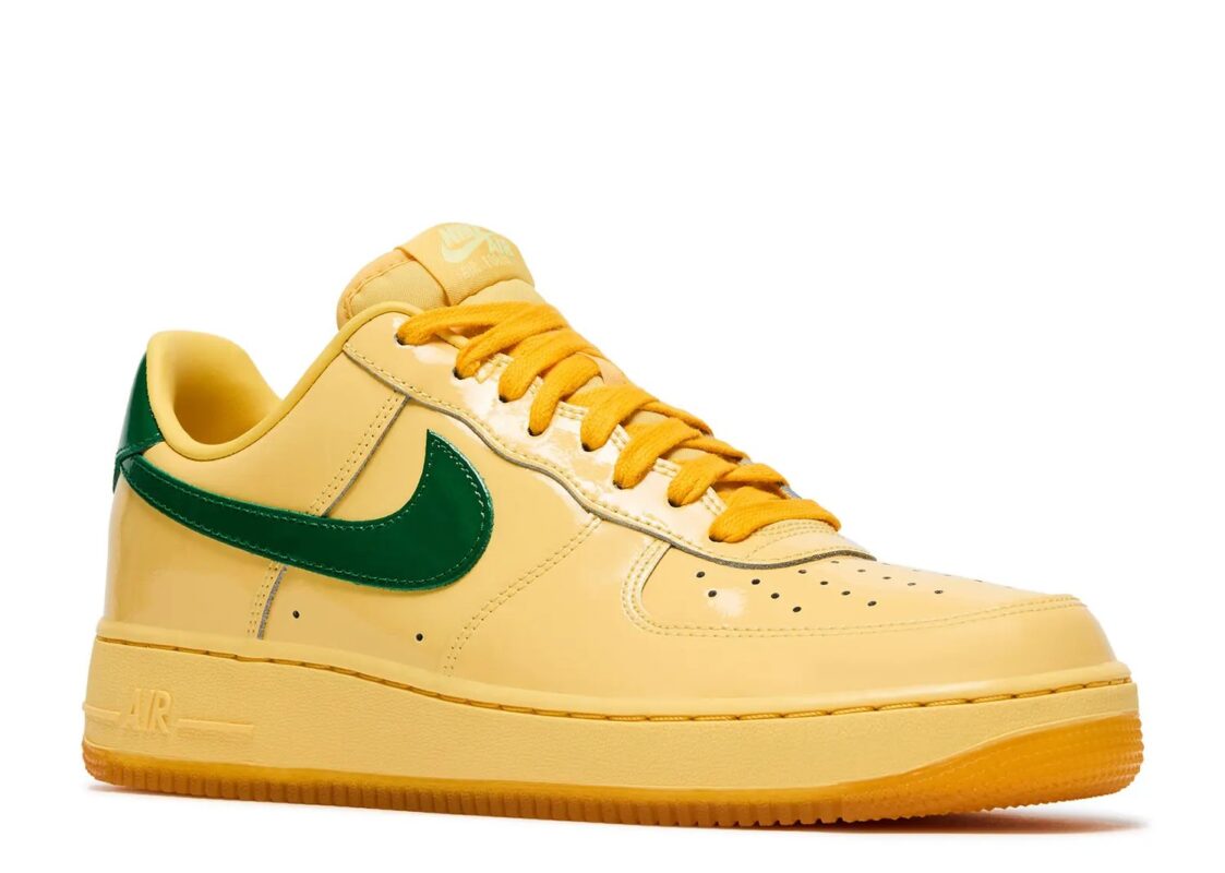 Nike Air Force 1 Low ‘Patent Leather Topaz Gold’ 2