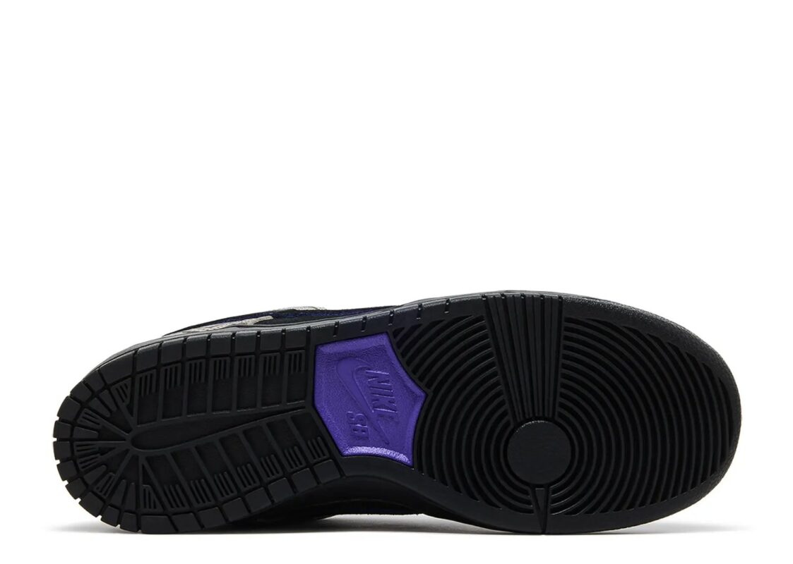 Nike Dashawn Jordan x Dunk Low SB Copperhead String Black Bright Spruce Fierce Purple Dark Russet 4