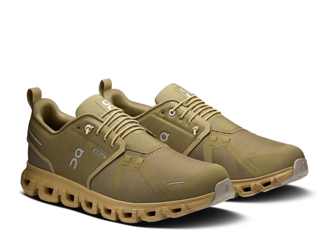 On Running Cloud 6 Waterproof Olive Safari 4