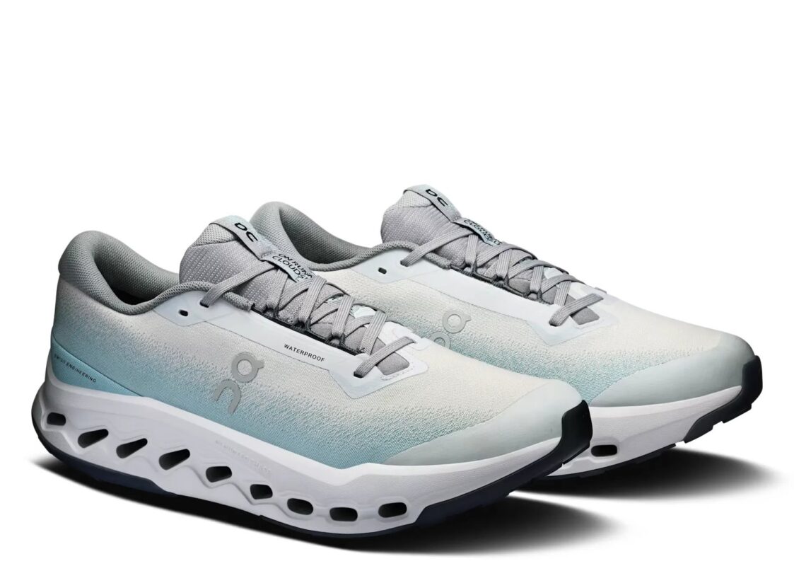 On Running Cloudsurfer Trail 2 Waterproof Glacier Tide 4