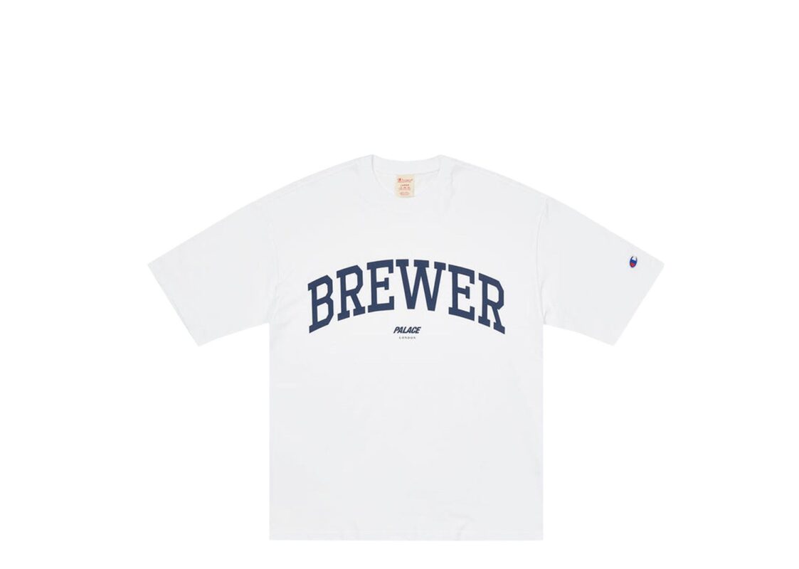 Palace x Champion Shop T-Shirt (London) ‘White’