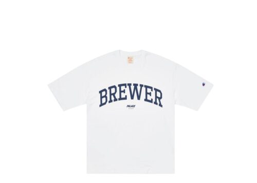 Palace x Champion Shop T-Shirt (London) 'White' - White - 1