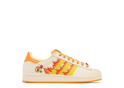 Pokémon x adidas Superstar 'Charmander' - Cream White/Shock Yellow/Orange - 1