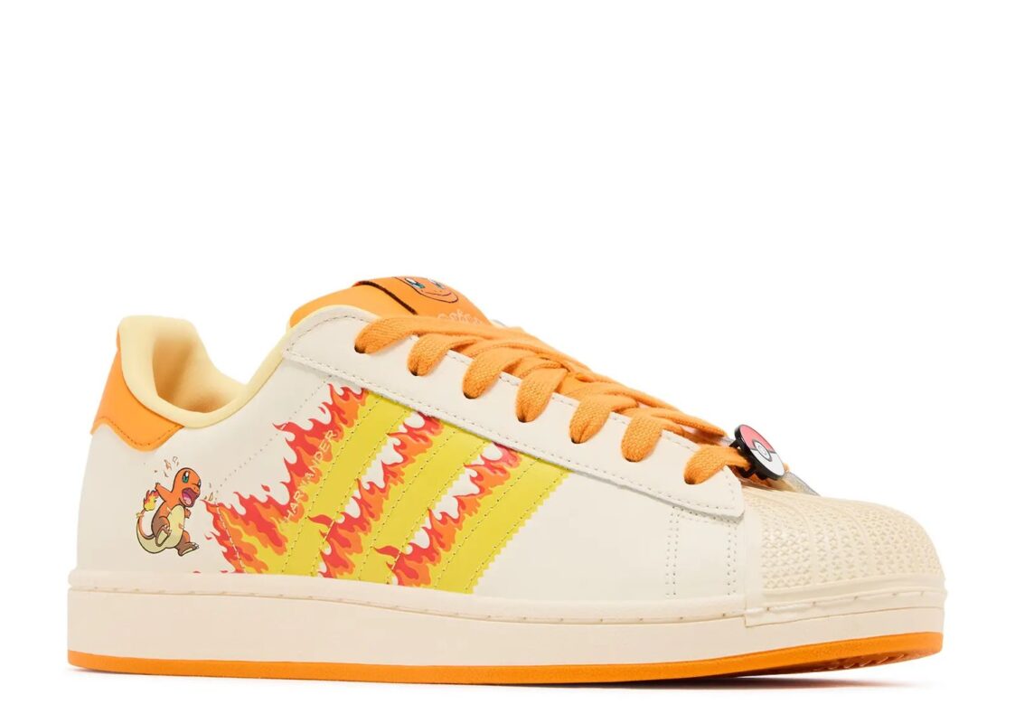 Pokémon x adidas Superstar ‘Charmander’ 2