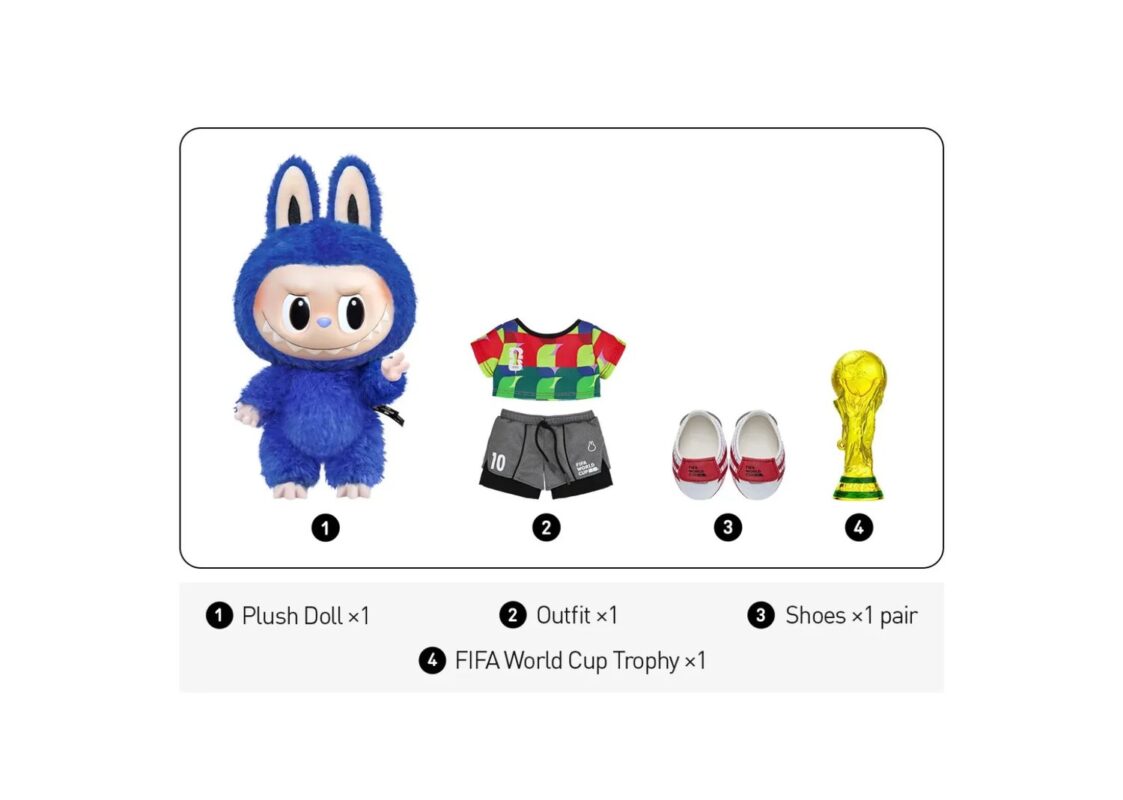 POP MART THE MONSTERS x FIFA World Cup 26 Catch The Win Plush Doll 7