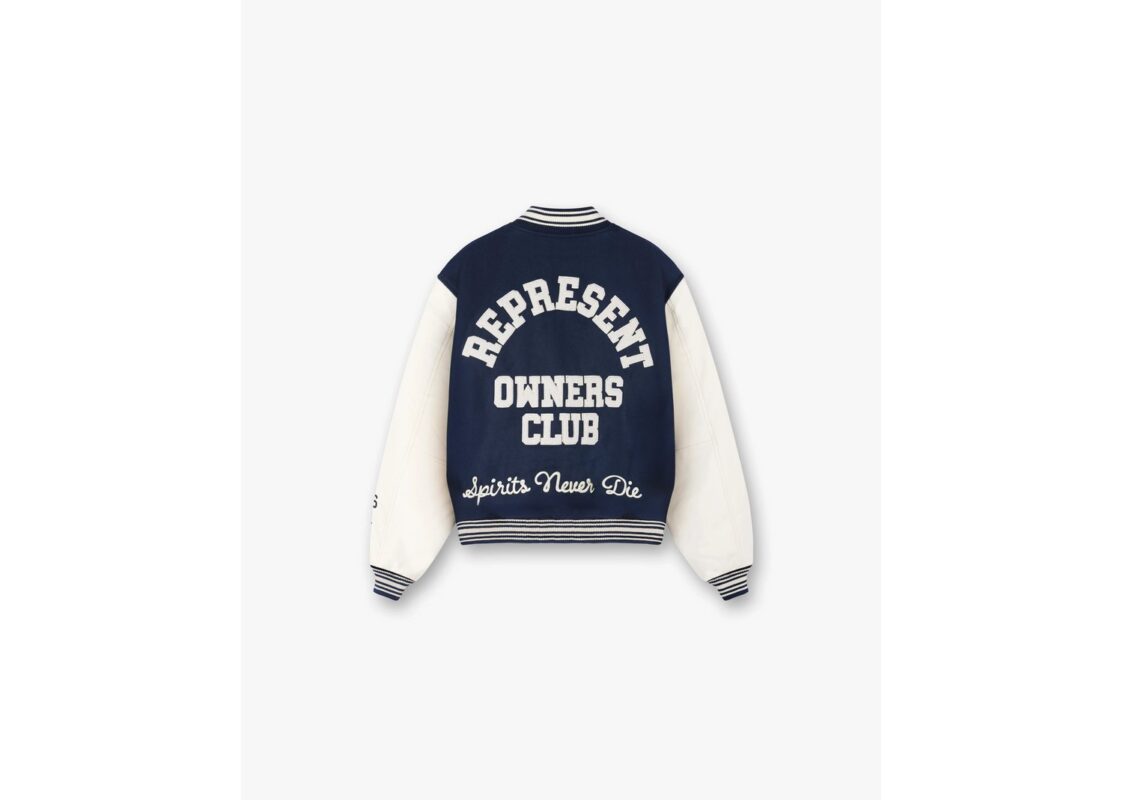 Represent Owners Club Varsity Jacket – Midnight Navy 2